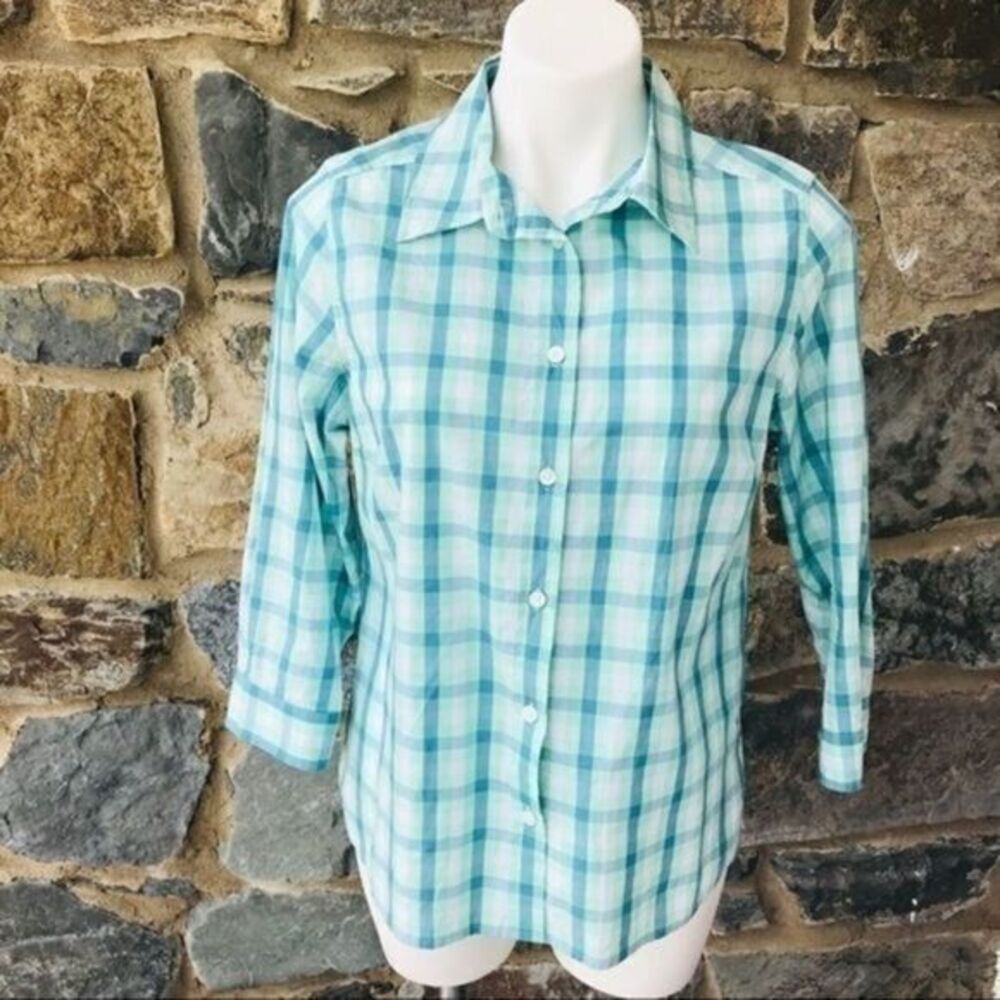 Pendleton button down blouse size M